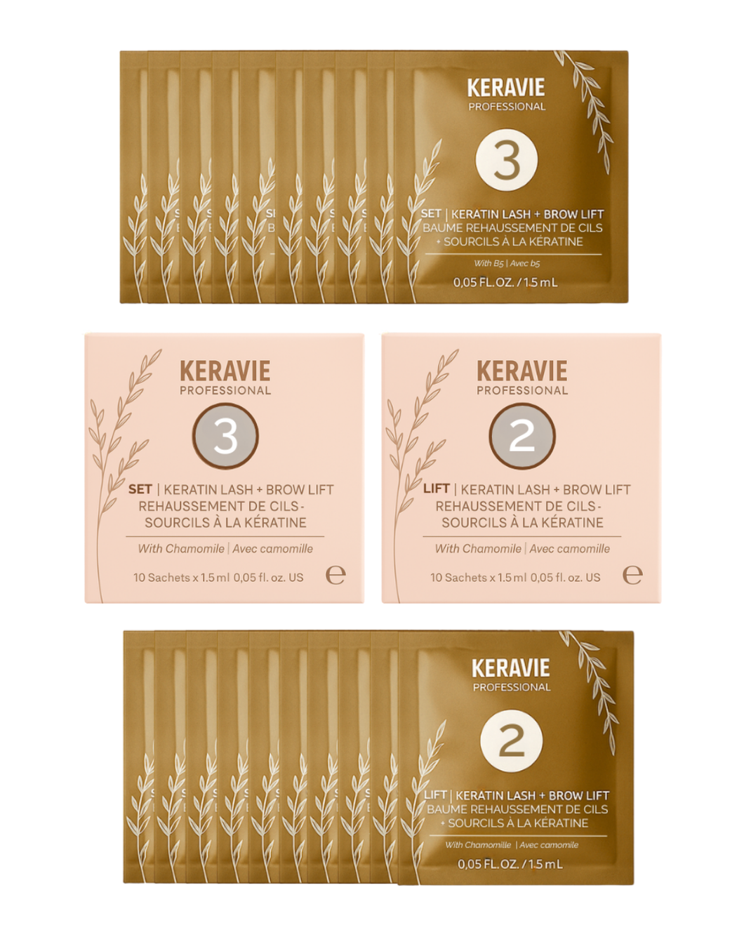 Triple Keratin Lash + Brow Lift Sachets